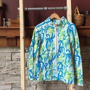 Lily Pulitzer half zip sweatshirt.